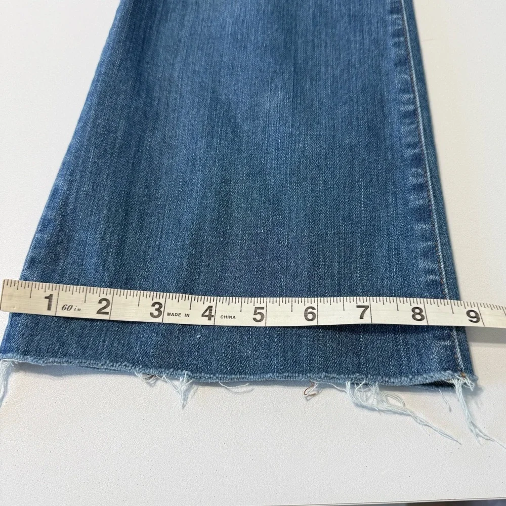 Madewell Cali Demi Boot Jeans Blue Wash Women Size 30 Zip Up Ankle Length - Picture 13 of 14